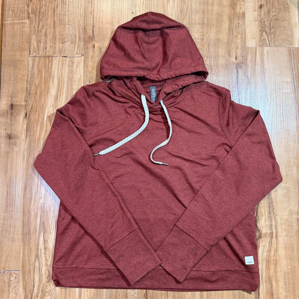 Vuori Lightweight Maroon Hoodie